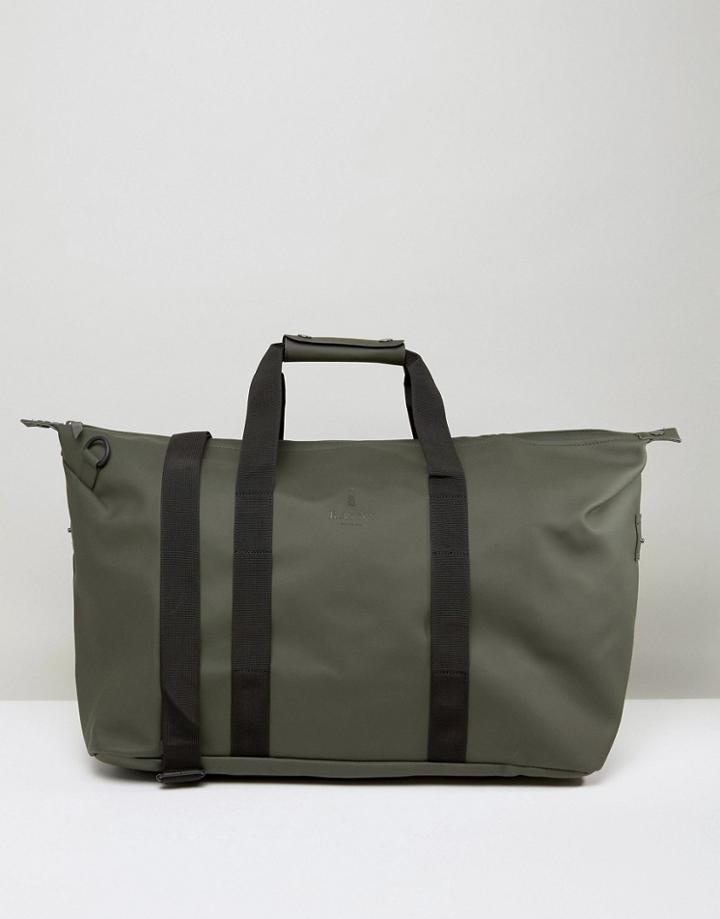 Rains Weekend Bag In Khaki - Green