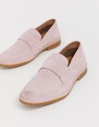 Selected Homme Penny Loafer In Pink - Pink