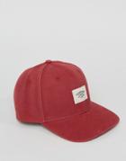 Timberland 6 Panel Cap Red - Red