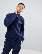 Fila Vintage 1/4 Zip Sweatshirt In Navy - Navy