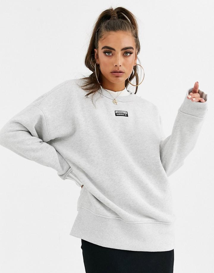 Adidas Originals Ryv Sweatshirt In Gray - Gray