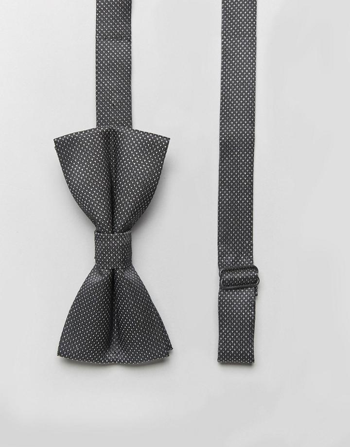 7x Metallic Dot Bow Tie - Blue
