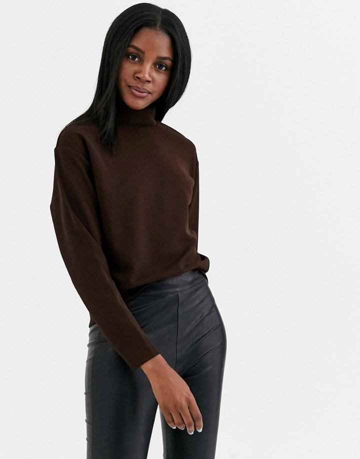Jdy High Neck Boxy Sweat Top