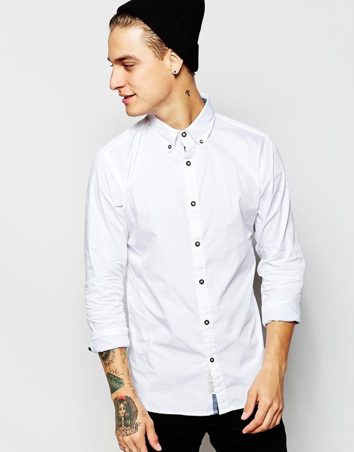 Produkt Washed Cotton Shirt - White