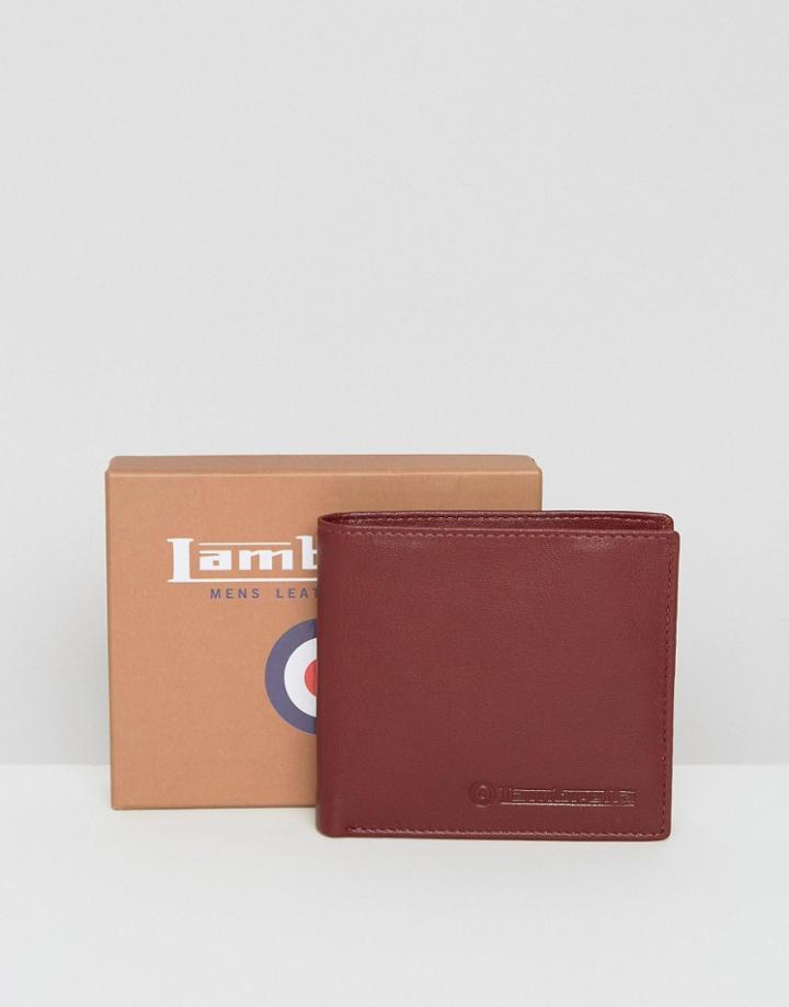 Lambretta Classic Card Wallet - Red