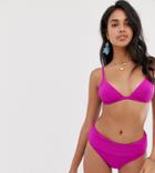 French Connection Textured Bikini Top