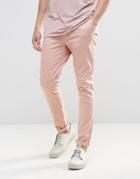 Asos Super Skinny Chinos In Pink - Mahogony Rose