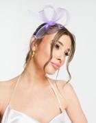 My Accessories London Fascinator Headband In Lilac-purple