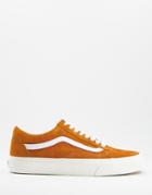 Vans Old Skool Suede Sneakers In Orange
