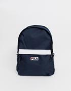 Fila Byrd Backpack With Small Logo In Navy - Navy