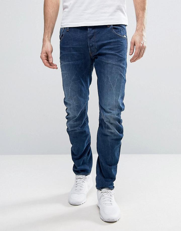 G-star Beraw Arc 3d Slim Jean Medium Aged Wash - Blue