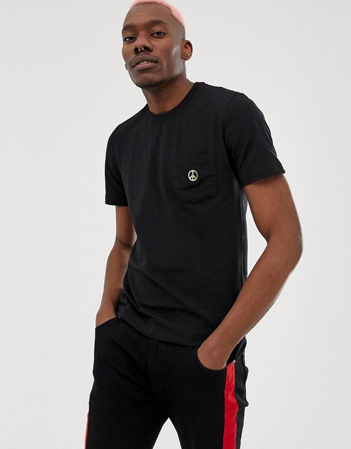 Love Moschino T-shirt In Black With Logo - Black