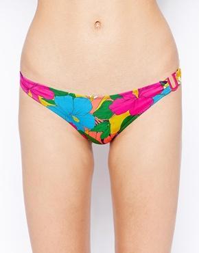 Huit Summer Love Low Waist Bikini Bottom - Sunlight Print