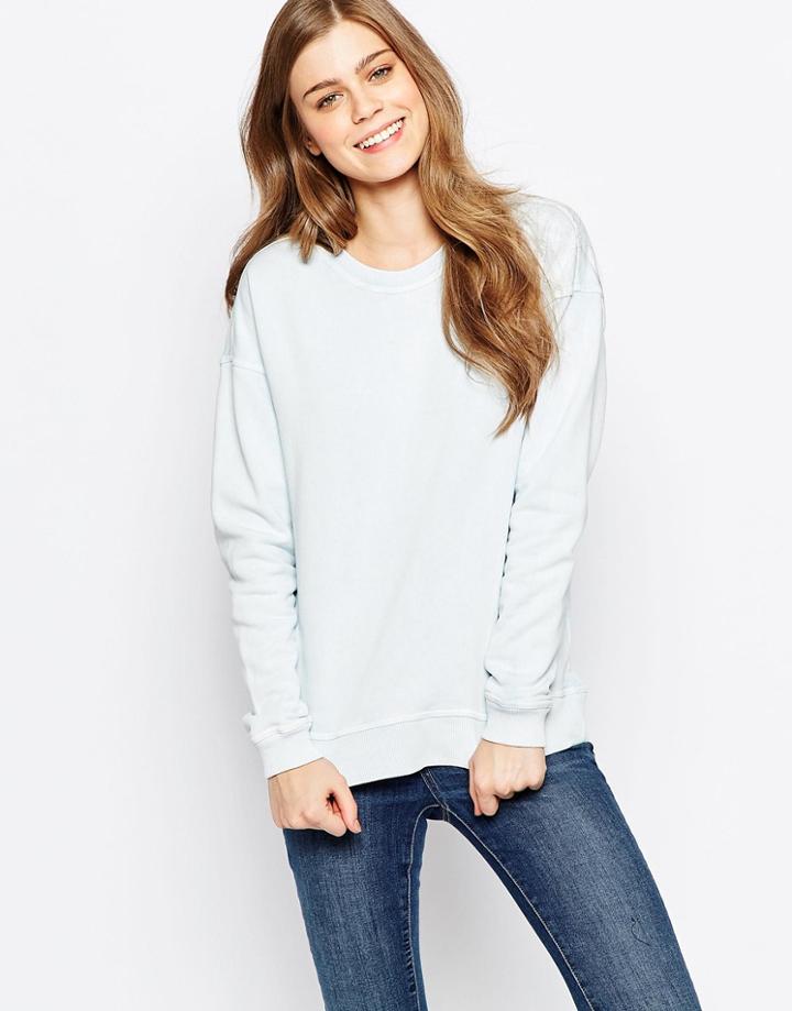 Noisy May Alex Sweatshirt - Light Blue