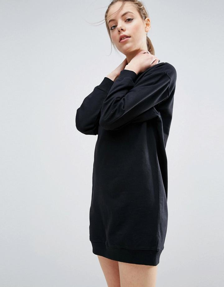Asos Ultimate Sweat Dress - Black