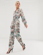 Unique21 Floral Print Pants-multi