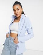 Columbia Fast Trek Full Zip Fleece In Blue-blues