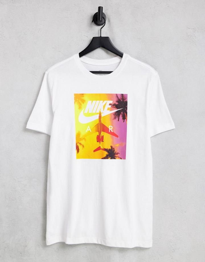 Nike Air Photo T-shirt In White