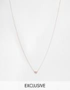 Cheap Monday Exclusive Rose Gold Mini Skull Necklace - Rose Gold