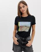 Noisy May Photo Print T-shirt - Black