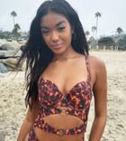 Wolf & Whistle Fuller Bust Exclusive Eco Cut Out Ring Detail High Leg Swimsuit In Animal Print-multi