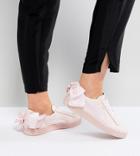 Puma Suede Bow Sneakers In Pink - Pink