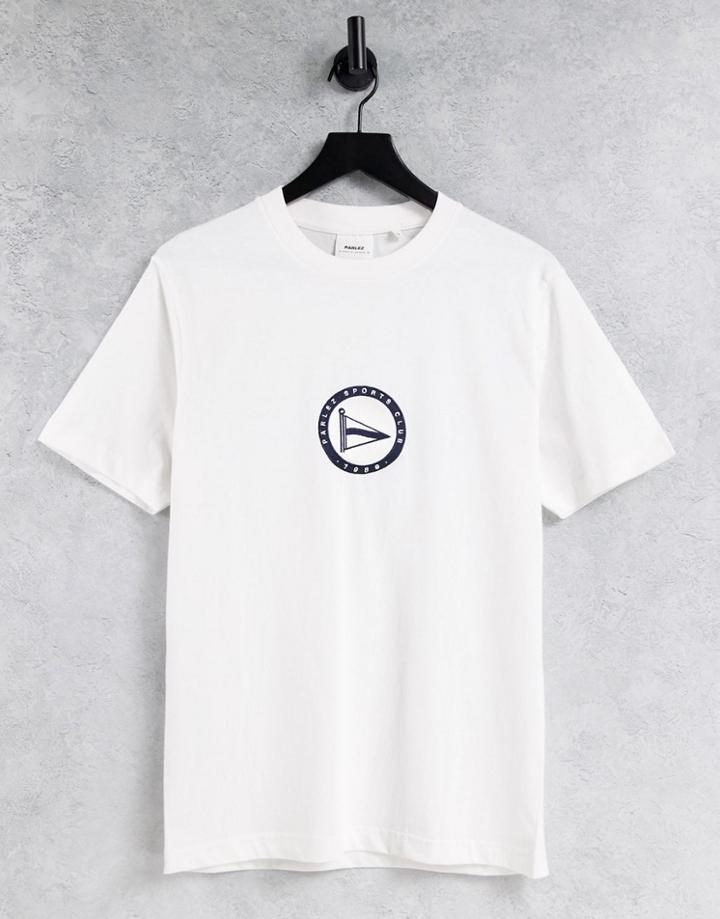 Parlez Gaff Embroidered T-shirt In White