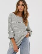 Allsaints Adelise Stripe Long Sleeve Top - Multi
