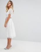 New Look Lace Prom Skirt Co-ord - White