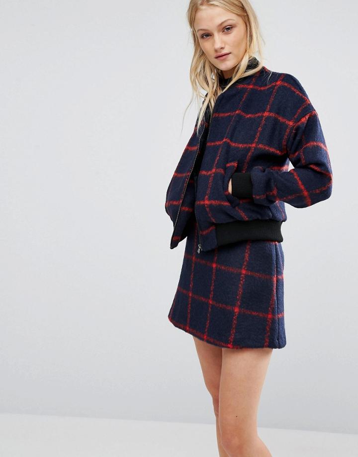 Newlily Checked Bomber Co-ord - Multi