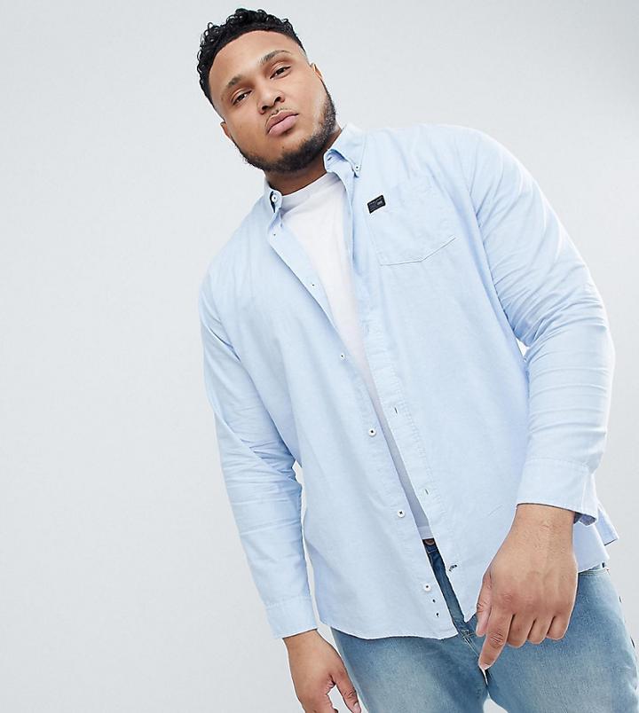 Replika Plus Oxford Shirt In Blue