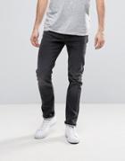 Only & Sons Jeans In Slim Fit With Jogger Stretch - Gray