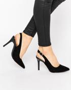 New Look Comfort Slingback Point Heeled Shoe - Black