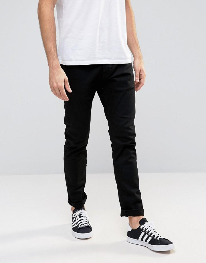 Esprit Skinny Fit Jeans In True Black - Black