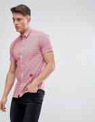 Diesel S-venety Short Sleeve Shirt In Red - Red