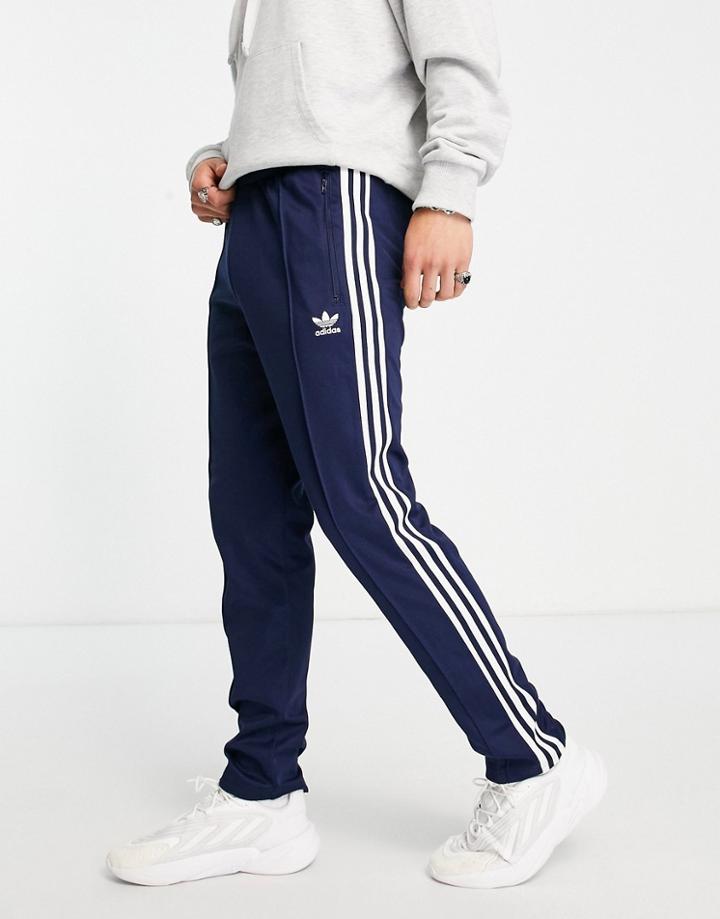 Adidas Originals Adicolor Beckenbauer Track Pants In Navy