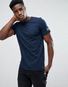 Jack & Jones Originals Longline T-shirt With Stepped Cotton Hem Detail - Gray