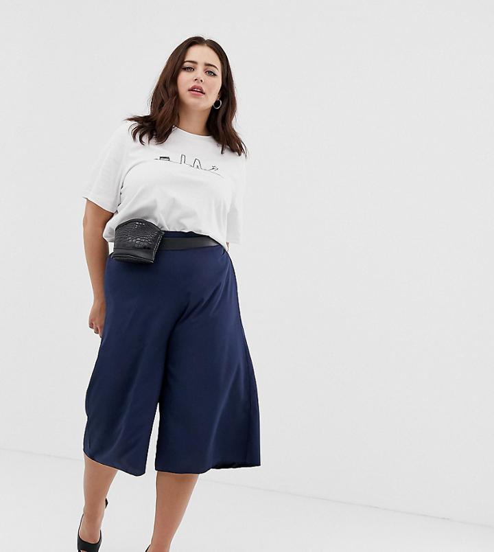 Ax Paris Plus Culottes - Blue