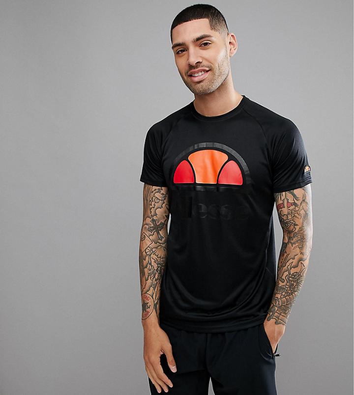Ellesse Sport T-shirt With Logo In Black - Black