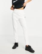 Nike Court Dri-fit Heritage Polyknit Track Pants In White