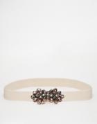 Pieces Loui Waist Belt - Cream