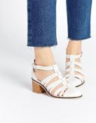 Asos Scholarship Leather Heels - White