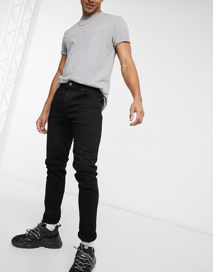Pull & Bear Skinny Jeans In Black
