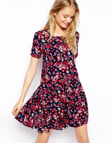 Pepe Jeans Dark Floral Dress