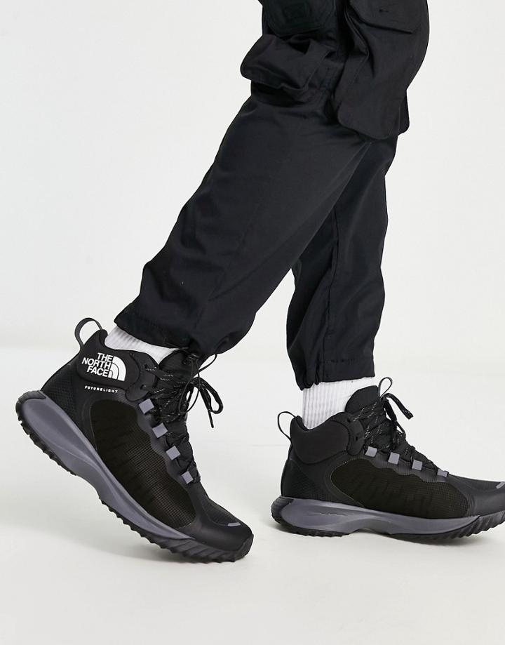 The North Face Wayroute High Top Sneakers In Black