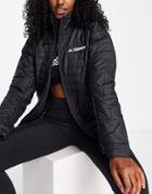 Adidas Terrex Prima Padded Jacket In Black