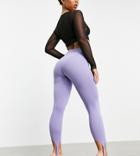 Asyou Jersey Stirrup Legging In Violet - Part Of A Set-purple