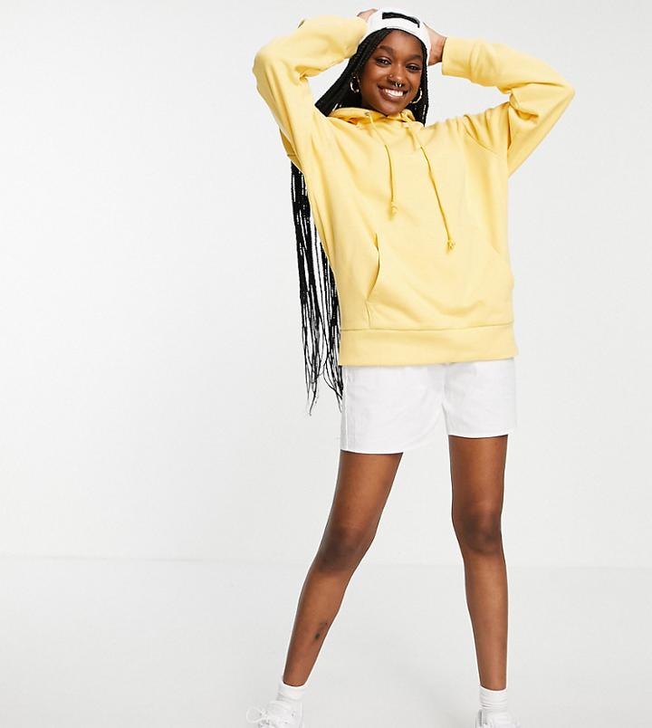 Collusion Unisex Hoodie In Pale Orange