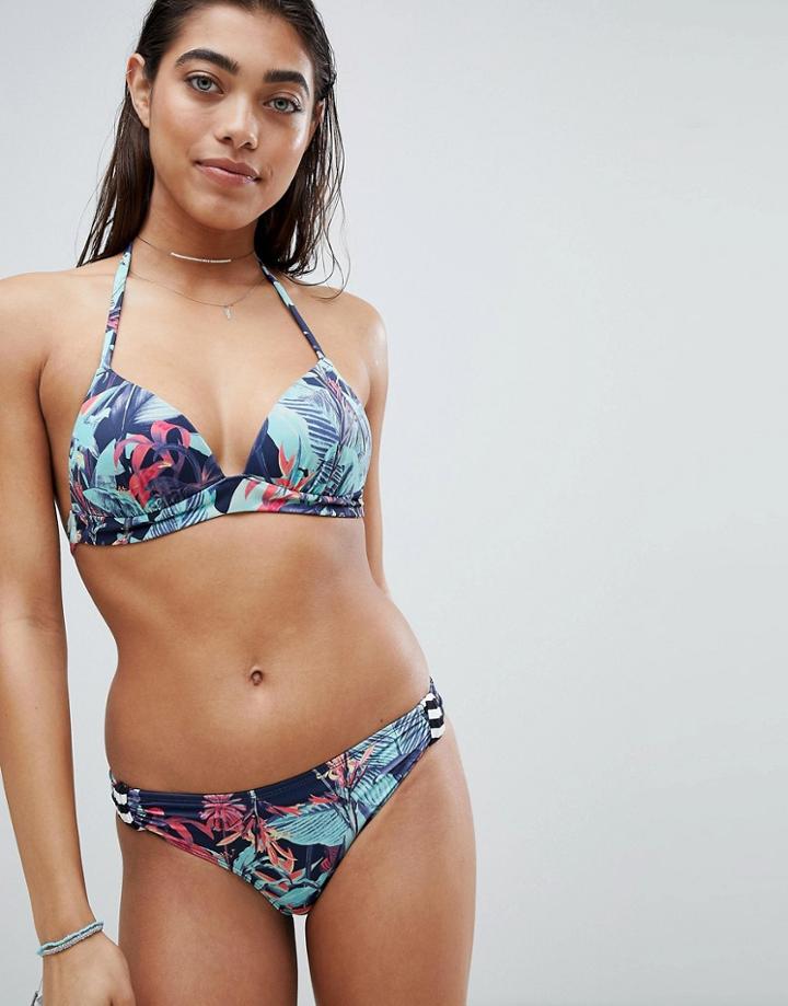 Roxy Essentials 70s Print Bikini Bottom - Multi