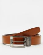 Ted Baker Crafti Smart Leather Reversible Belt - Brown